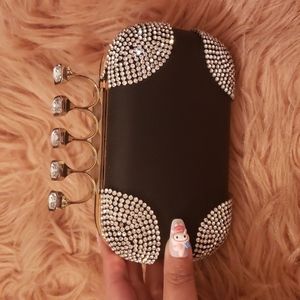 Rhinestone clutch